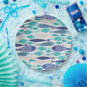 青魚 ペーパープレート (パーティー)