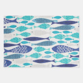 青魚 ラッピングペーパーシート (正面)
