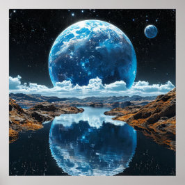 青鮮やか月 ポスター