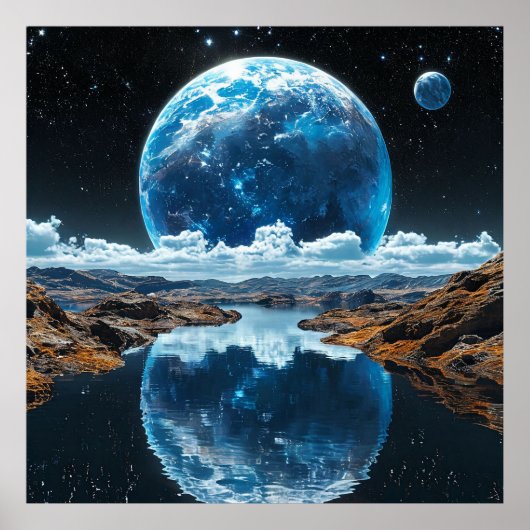 青鮮やか月 ポスター (正面)