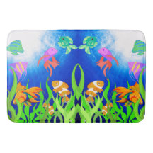 青鮮やか海中魚