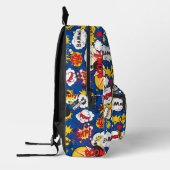 青鮮やか漫画インスパイア本 プリントバックパック (左)