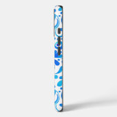 青鮮やか白の水彩植物学 Case-Mate iPhoneケース (裏面 / 左)