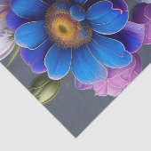 青鮮やか紫ファンタジー園花 薄葉紙 (詳細)