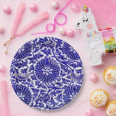 青鮮やか装飾デザイン ペーパープレート (パーティー)