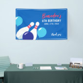 青鮮やか赤ボーリング第6誕生日 横断幕 (トレードショー)