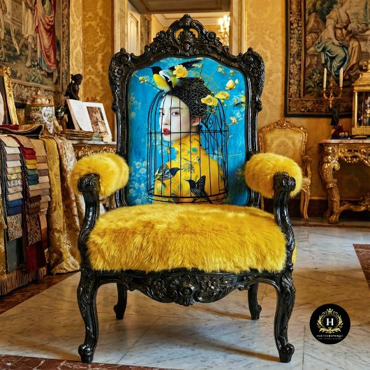 青鮮やか黄フローラバードケージハットデコップページ 薄葉紙