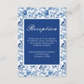 青鳥と花結婚の花 エンクロージャーカード (正面)