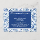 青鳥と花結婚の花 エンクロージャーカード (正面)