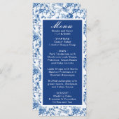 青鳥と花結婚の花 メニュー (正面/裏面)