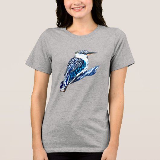 青鳥・青鳥 トライブレンドTシャツ (正面)