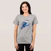 青鳥・青鳥 トライブレンドTシャツ (正面全面)