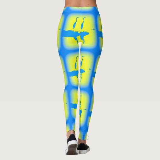 青鷺 レギンス (裏面)