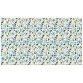 青黄レモンと花 テーブルクロス (正面(横))