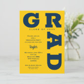 青黄卒業パーティー 招待状 (スタンド正面)