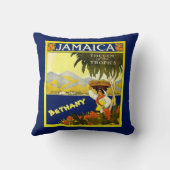 青黄熱帯ジャマイカ クッション (裏面)