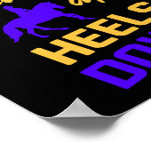 青黄色で顎を上げる ポスター (角)