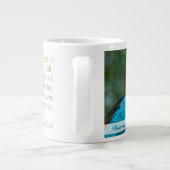 青黄色マカオPsalm 145:9 KJV ジャンボコーヒーマグカップ (裏面)