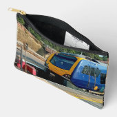 青黄色列車 アクセサリーポーチ (見開き)