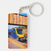 青黄色列車 キーホルダー (裏面)