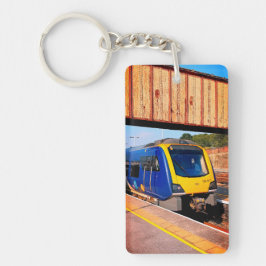青黄色列車 キーホルダー