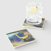 青黄色列車 ストーンコースター (横)