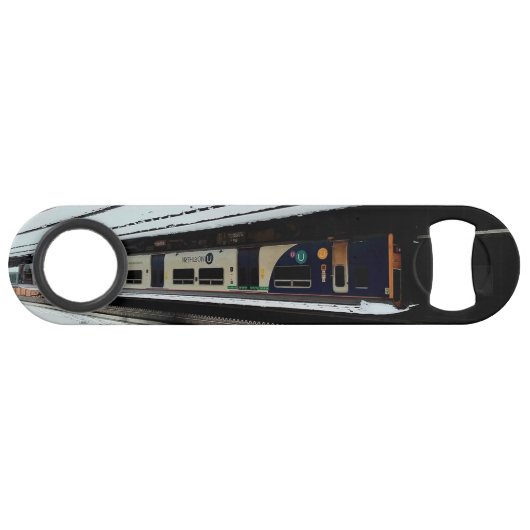 青黄色列車 スピード栓抜き (正面(横))