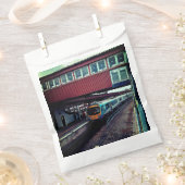 青黄色列車 フェイバーバッグ (クリップ留めされた状態)