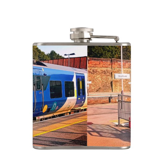 青黄色列車 フラスク (裏面)