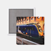 青黄色列車 マグネット (正面/裏面)