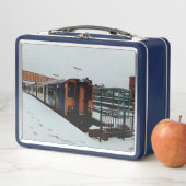 青黄色列車 メタルランチボックス (インサイチュ)