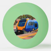 青黄色列車 卓球ボール (裏面)