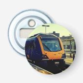 青黄色列車 栓抜き (正面)