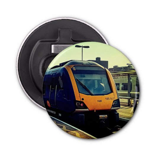 青黄色列車 栓抜き (正面)