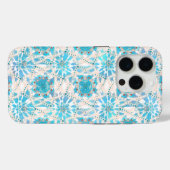 青黄褐色の冬のマンダラパターン Case-Mate iPhoneケース (裏面 (横))