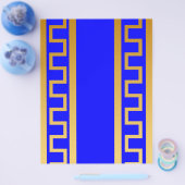 青黄金の模様 チラシ (シングル)