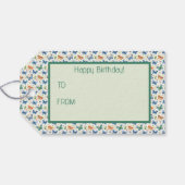 青黄青蝶と花 ギフトタグ (裏面横)