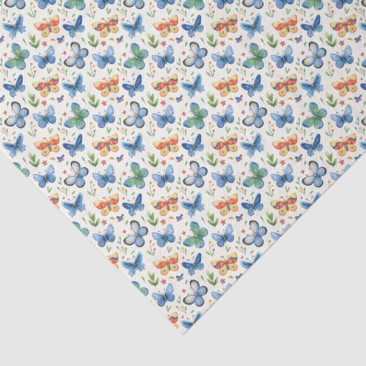 青黄青蝶と花 薄葉紙 (詳細)