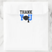 青黒卒業ありがとう スクエアシール (バッグ)