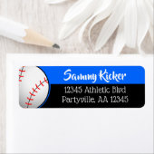 青黒野球住所 ラベル (インサイチュ)