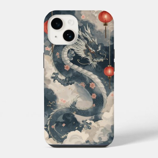 青龍のランタン iPhoneケース (裏面)