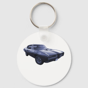 青1968年のポンティアクGTO キーホルダー