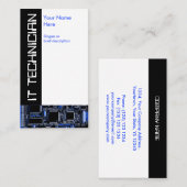 青2'をそれ技術者」の名刺巡回して下さい 名刺 (正面/裏面)