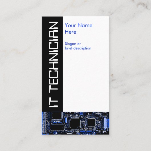 青2'をそれ技術者」の名刺巡回して下さい 名刺 (正面)