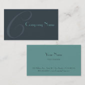 青2トーン 名刺 (正面/裏面)