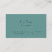 青2トーン 名刺 (裏面)