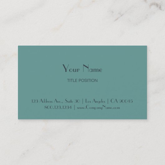 青2トーン 名刺 (裏面)