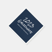 青2023卒業名 スタンダードカクテルナプキン (角)