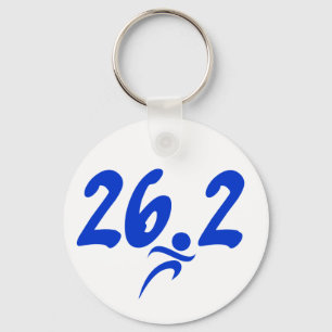青26.2のマラソン キーホルダー