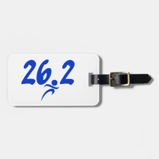 青26.2のマラソン ラゲッジタグ